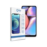 KZY İletişim Samsung Galaxy A10S ile uyumlu Tam Kaplayan Temperli Ekran Koruyucu Cam