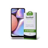 KZY İLETİŞİM Samsung Galaxy A10S ile uyumlu Temperli Ekran Koruyucu Kırılmaz Cam Ekonomik 5'li Paket