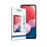 KZY İLETİŞİM Samsung Galaxy A13 ile uyumlu Tam Kaplayan Fiber Nano Ekran Koruyucu Cam