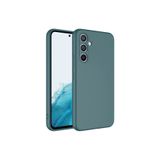 KZY İletişim Samsung Galaxy A14 Ile Uyumlu Kapak Içi Kadife Kamera Korumalı Lansman Silikon Kılıf - Yeşil