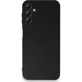 KZY İletişim Samsung Galaxy A14 ile Uyumlu Kapak Mat Siyah Yumuşak Silikon Kılıf