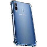KZY İletişim Samsung Galaxy A20s Şeffaf Airbag Antishock Köşe Korumalı Silikon Kılıf