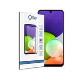 KZY İLETİŞİM Samsung Galaxy A22 4G ile uyumlu Tam Kaplayan Fiber Nano Ekran Koruyucu Cam