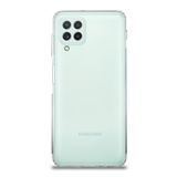 KZY İletişim Samsung Galaxy A22 Tıpalı Kamera Korumalı Şeffaf Premier Kılıf