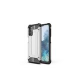KZY İletişim-Samsung Galaxy A23 ile Uyumlu Kapak Çift Katmanlı Zırh Tank Kılıf - Gri (Gri)