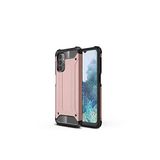 KZY İletişim-Samsung Galaxy A23 ile Uyumlu Kapak Çift Katmanlı Zırh Tank Kılıf - Rose Gold (Rose Gold)