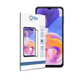 KZY İLETİŞİM Samsung Galaxy A23 ile uyumlu Tam Kaplayan Fiber Nano Ekran Koruyucu Cam