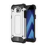 KZY İletişim-Samsung Galaxy A3 2017 ile Uyumlu Kapak Çift Katmanlı Zırh Tank Kılıf - Gri (GRİ)