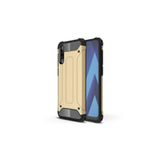 KZY İletişim-Samsung Galaxy A30s ile Uyumlu Kapak Çift Katmanlı Zırh Tank Kılıf - Gold (GOLD)
