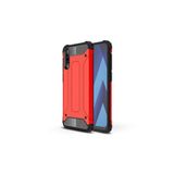 KZY İletişim-Samsung Galaxy A30s ile Uyumlu Kapak Çift Katmanlı Zırh Tank Kılıf - Kırmızı (KIRMIZI)