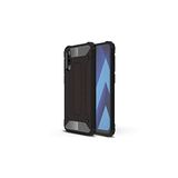 KZY İletişim-Samsung Galaxy A30s ile Uyumlu Kapak Çift Katmanlı Zırh Tank Kılıf - Siyah (SİYAH)