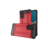KZY İletişim-Samsung Galaxy A33 5G ile Uyumlu Kapak Çift Katmanlı Zırh Tank Kılıf - Kırmızı (Kırmızı)