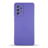 KZY İletişim Samsung Galaxy A33 5G ile uyumlu Kapak İçi Kadife Kamera Korumalı Lansman Silikon Kılıf - Mor