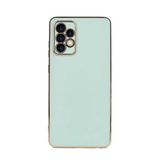 KZY İletişim Samsung Galaxy A33 5G ile Uyumlu Kapak Kamera Korumalı Lazer Kesim Lüx Silikon Kılıf - Turkuaz