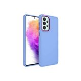 KZY İletişim Samsung Galaxy A33 ile Uyumlu Kapak Renkli Metal Kamera Çerçeveli İçi Kadife Lasnman Kılıf - Lila