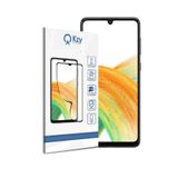 KZY İLETİŞİM Samsung Galaxy A33 ile uyumlu Tam Kaplayan Fiber Nano Ekran Koruyucu Cam