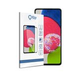 KZY İLETİŞİM Samsung Galaxy A52s ile uyumlu Tam Kaplayan Fiber Nano Ekran Koruyucu Cam