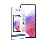 KZY İLETİŞİM Samsung Galaxy A53 ile uyumlu Tam Kaplayan Fiber Nano Ekran Koruyucu Cam