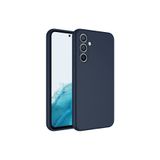 KZY İletişim Samsung Galaxy A54 ile Uyumlu Kapak İçi Kadife Kamera Korumalı Lansman Silikon Kılıf - Lacivert
