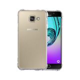 KZY İletişim Samsung Galaxy A7 2016 ile Uyumlu ile Uyumlu Kapak Airbag Antishock Köşe Korumalı Şeffaf Silikon Kılıf
