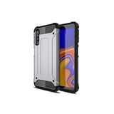 KZY İletişim-Samsung Galaxy A7 2018 ile Uyumlu Kapak Çift Katmanlı Zırh Tank Kılıf - Gri (GRİ)