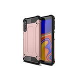 KZY İletişim-Samsung Galaxy A7 2018 ile Uyumlu Kapak Çift Katmanlı Zırh Tank Kılıf - Rose Gold (ROSE GOLD)