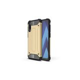 KZY İletişim-Samsung Galaxy A70 ile Uyumlu Kapak Çift Katmanlı Zırh Tank Kılıf - Gold (GOLD)