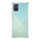KZY İletişim Samsung Galaxy A71 ile uyumlu ile Uyumlu Kapak Köşe Korumalı Airbag Antishock Silikon Kılıf