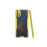KZY İletişim Samsung Galaxy A71 ile Uyumlu Kılıf Kamera Korumalı Colorful Kapak - Sarı