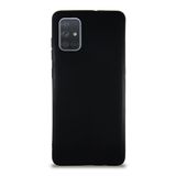 KZY İletişim Samsung Galaxy A71 ile Uyumlu Kılıf Soft Premier Renkli Silikon Kapak - Siyah