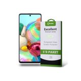 KZY İLETİŞİM Samsung Galaxy A71 ile uyumlu Temperli Ekran Koruyucu Kırılmaz Cam Ekonomik 5'li Paket