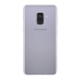 KZY İLETİŞİM Samsung Galaxy A8 (2018) ile uyumlu Kapak 1mm Şeffaf Silikon Kılıf