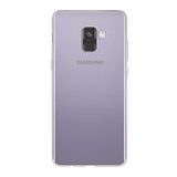 KZY İLETİŞİM Samsung Galaxy A8 Plus (2018) ile uyumlu Kapak 1mm Şeffaf Silikon Kılıf