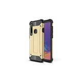 KZY İletişim-Samsung Galaxy A9 2018 ile Uyumlu Kapak Çift Katmanlı Zırh Tank Kılıf - Gold (GOLD)