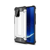 KZY İletişim-Samsung Galaxy A91 / S 10 Lite ile Uyumlu Kapak Çift Katmanlı Zırh Tank Kılıf - Gri (GRİ)