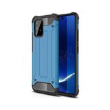 KZY İletişim-Samsung Galaxy A91 / S 10 Lite ile Uyumlu Kapak Çift Katmanlı Zırh Tank Kılıf - Mavi (Mavi)