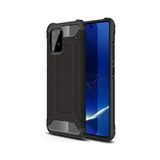 KZY İletişim-Samsung Galaxy A91 / S 10 Lite ile Uyumlu Kapak Çift Katmanlı Zırh Tank Kılıf - Siyah (SİYAH)