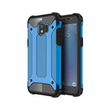 KZY İletişim-Samsung Galaxy J2 Pro 2018 ile Uyumlu Kapak Çift Katmanlı Zırh Tank Kılıf - Mavi (Mavi)