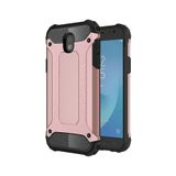 KZY İletişim-Samsung Galaxy J330 ile Uyumlu Kapak Çift Katmanlı Zırh Tank Kılıf - Rose Gold (ROSE GOLD)