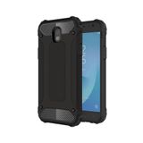 KZY İletişim-Samsung Galaxy J330 ile Uyumlu Kapak Çift Katmanlı Zırh Tank Kılıf - Siyah (SİYAH)