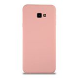 KZY İletişim Samsung Galaxy J4 Plus ile Uyumlu Kapak ile Uyumlu İçi Kadife Lansman Silikon Kılıf - Pembe