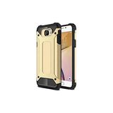 KZY İletişim-Samsung Galaxy J5 Prime ile Uyumlu Kapak Çift Katmanlı Zırh Tank Kılıf - Gold (GOLD)