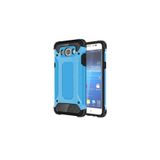 KZY İletişim-Samsung Galaxy J7 Prime ile Uyumlu Kapak Çift Katmanlı Zırh Tank Kılıf - Mavi (Mavi)