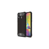 KZY İletişim-Samsung Galaxy M10S ile Uyumlu Kapak Çift Katmanlı Zırh Tank Kılıf - Siyah (SİYAH)