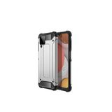 KZY İletişim-Samsung Galaxy M12 ile Uyumlu Kapak Çift Katmanlı Zırh Tank Kılıf - Gri (GRİ)