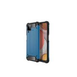 KZY İletişim-Samsung Galaxy M12 ile Uyumlu Kapak Çift Katmanlı Zırh Tank Kılıf - Mavi (MAVİ)