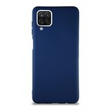 KZY İletişim Samsung Galaxy M12 ile Uyumlu Kılıf Soft Premier Renkli Silikon Kapak - Lacivert