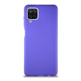 KZY İletişim Samsung Galaxy M12 ile Uyumlu Kılıf Soft Premier Renkli Silikon Kapak - Mor