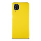 KZY İletişim Samsung Galaxy M12 ile Uyumlu Kılıf Soft Premier Renkli Silikon Kapak - Sarı
