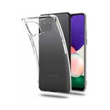 KZY İletişim Samsung Galaxy M22 ile Uyumlu Kapak 1mm Süper Silikon Şeffaf Kılıf